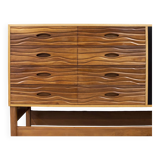 Commode à tiroirs en cerisier du milieu du siècle par Heals