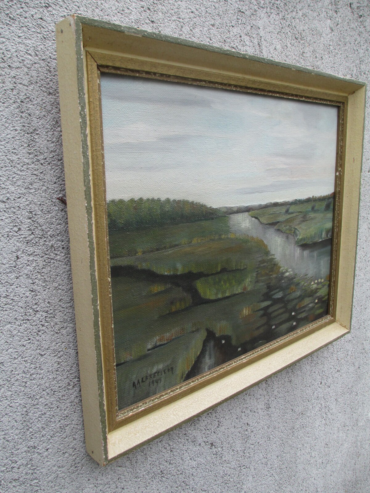Oil Landscape, Sweden, 1940s