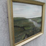 Oil Landscape, Sweden, 1940s