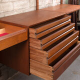 Danish modular teak shelf by Poul Cadovius 1960