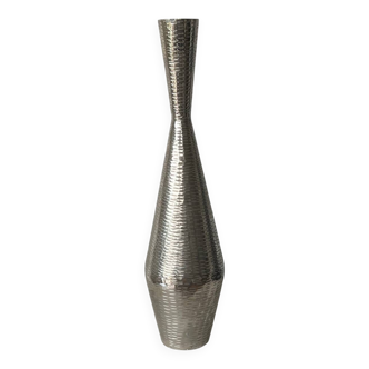 Large silver-clad diamond vase