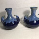 Pair of 2 ceramic vases