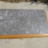 Art Deco bedside table in oak, restored