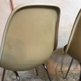 Set of 4 Eames chairs for Herman Miller,1960-70's