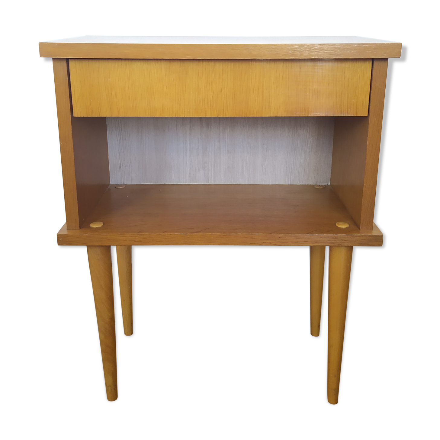 Bedside table feet pencils