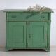 Central European pine commode with original green paint – Tyrol, circa 1890