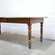 Table à manger de ferme vintage en bois