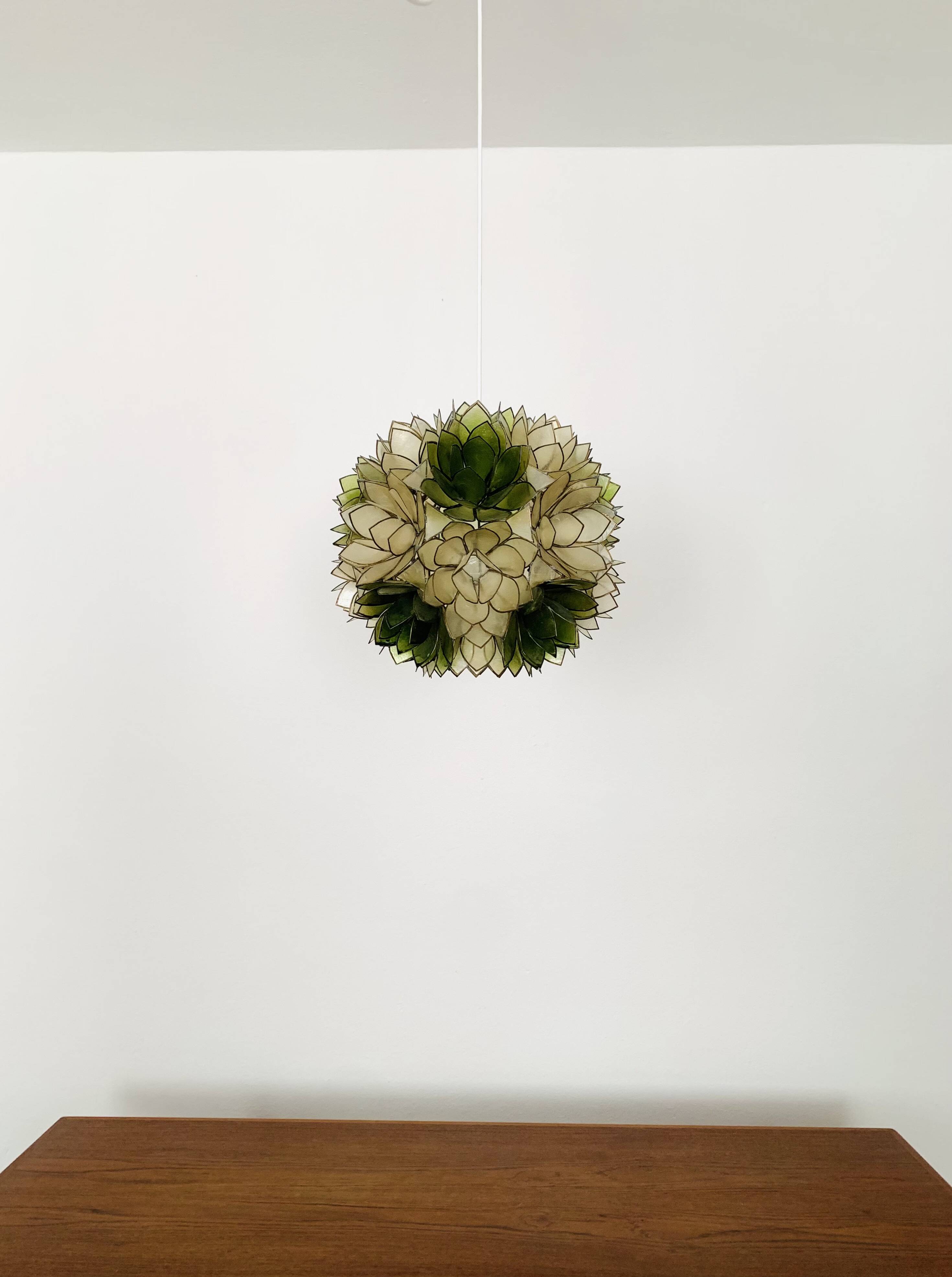 Capiz Shell Pendant Lamp