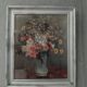 Huile sur toile - nature morte florale