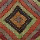 Large Vintage Turkish Kilim Rug 280x215 cm Wool Jajim Kelim