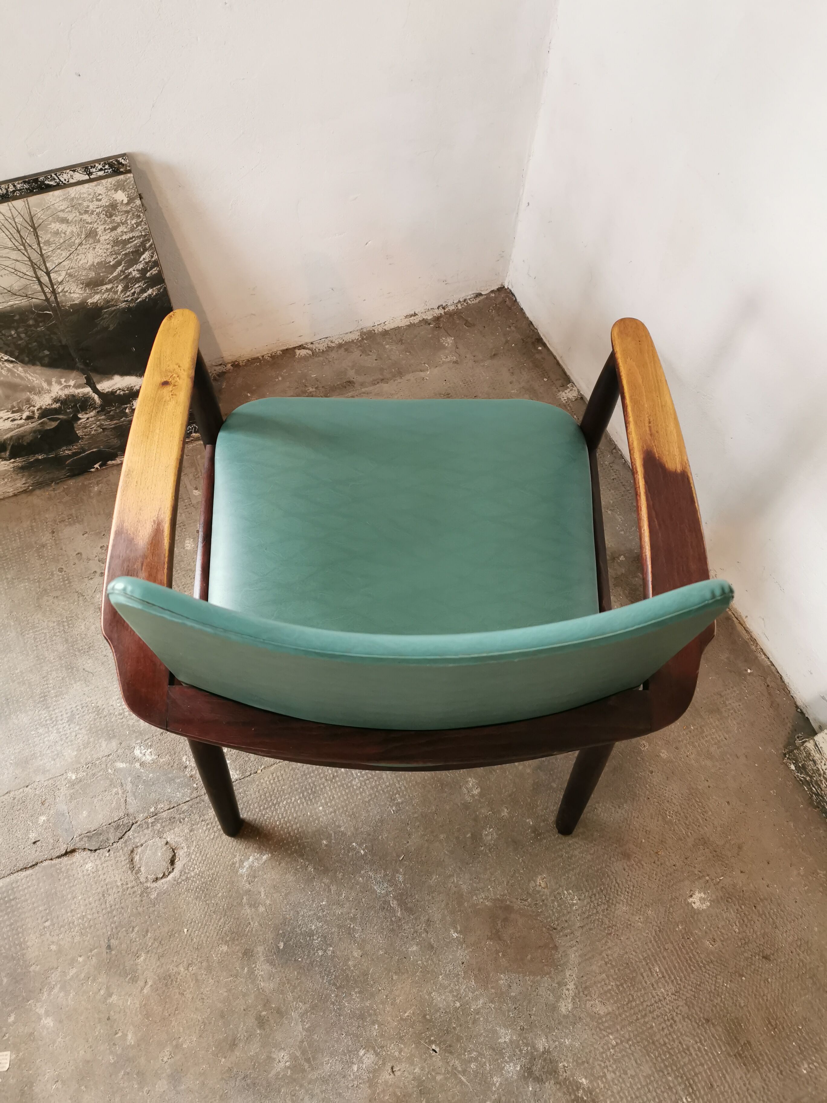 Fauteuil style scandinave 1970
