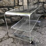 Plexiglass coffee table 1970