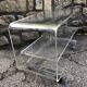 Plexiglass coffee table 1970
