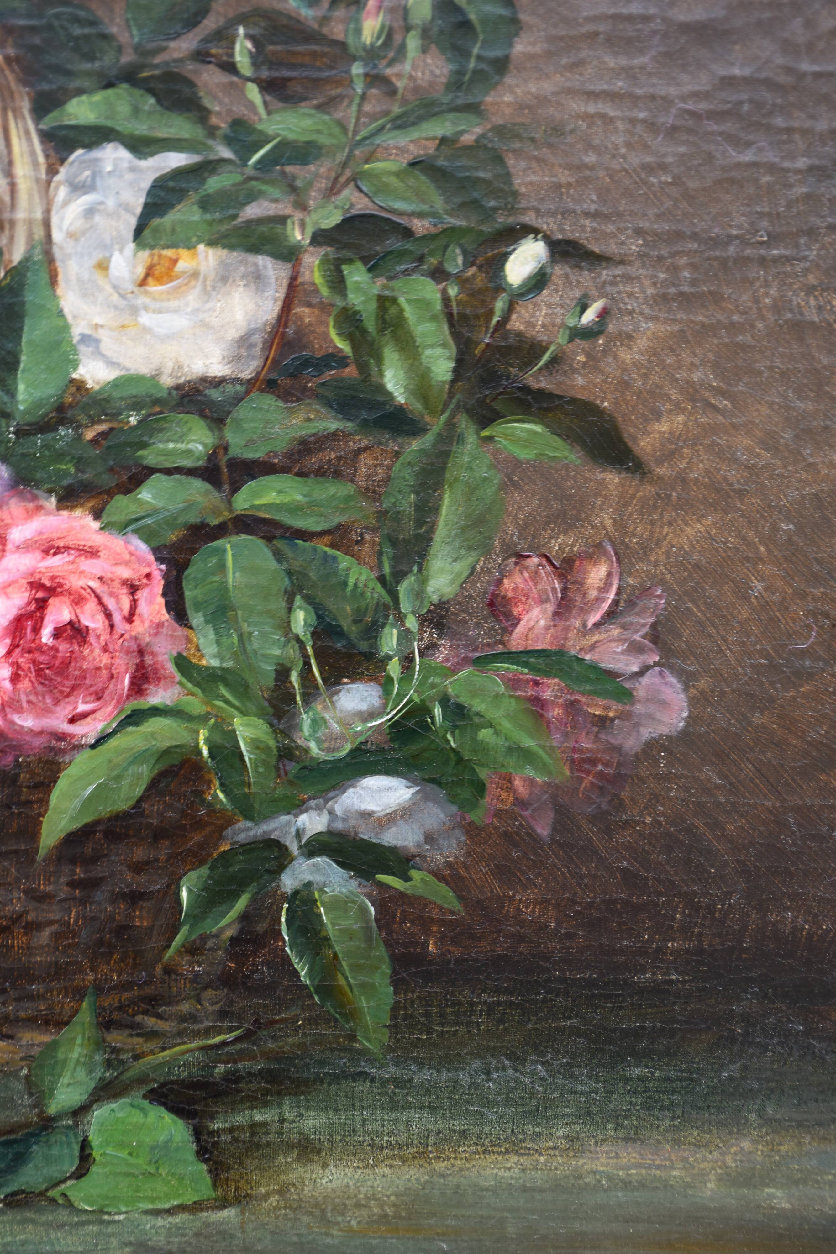 Léon Benoît, Corbeille de fleurs (1884)