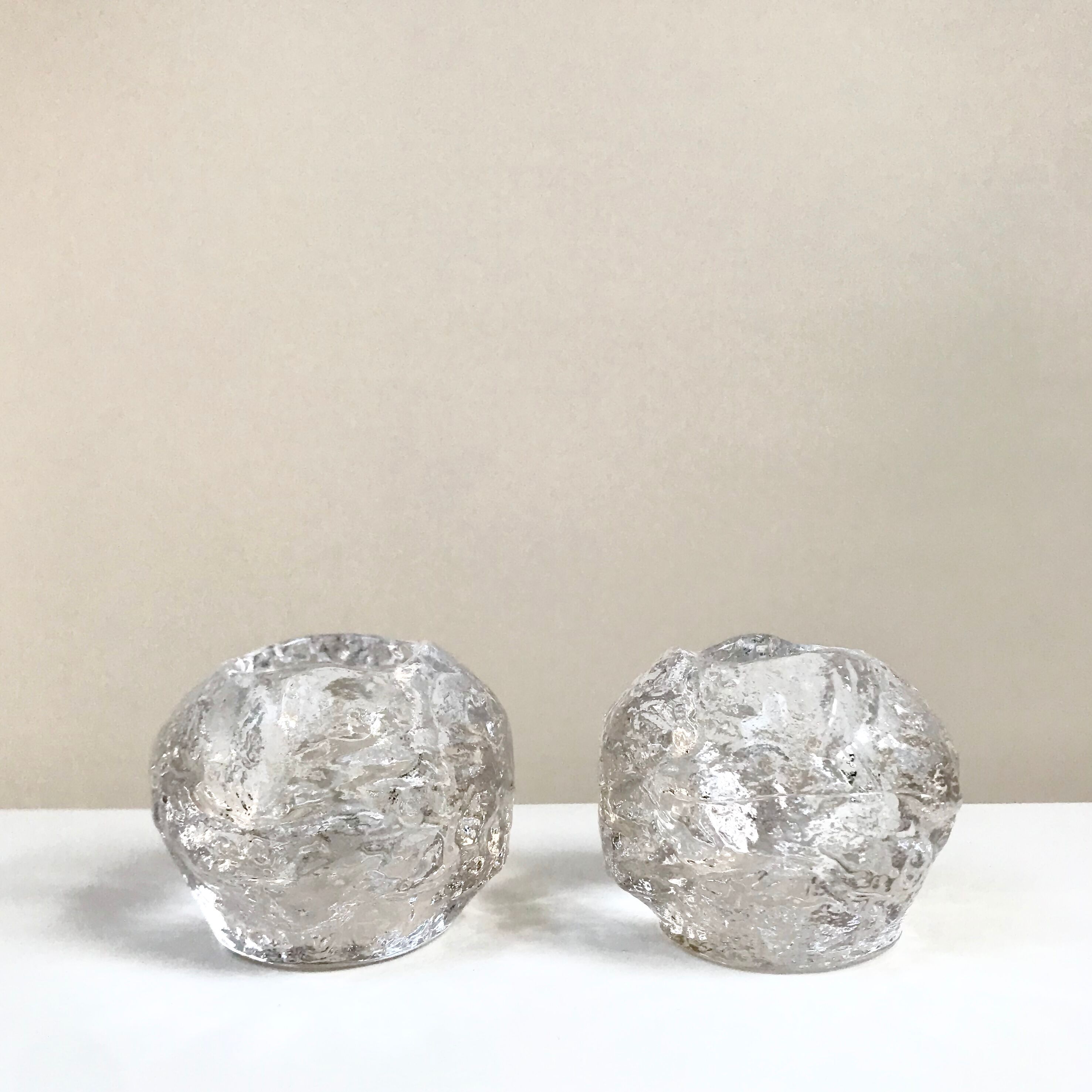 Scandinavian candlesticks Kosta Boda