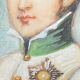 Hand-painted miniature by gille xxeme representing the eaglet
