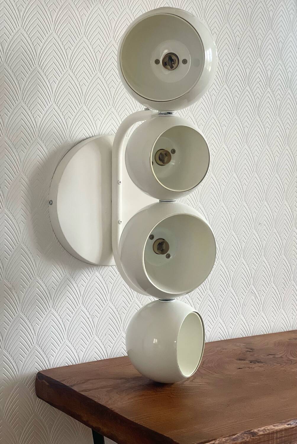 Space Age ceiling light, 1980-90