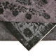 Hand-knotted antique turkish 1970s 150 cm x 291 cm black carpet
