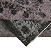 Hand-knotted antique turkish 1970s 150 cm x 291 cm black carpet