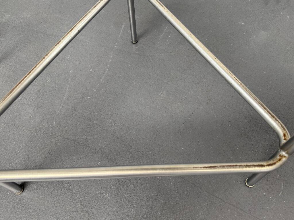 Set of 3 high Dot bar stools by Arne Jacobsen for Fritz Hansen, Denmark, 1968