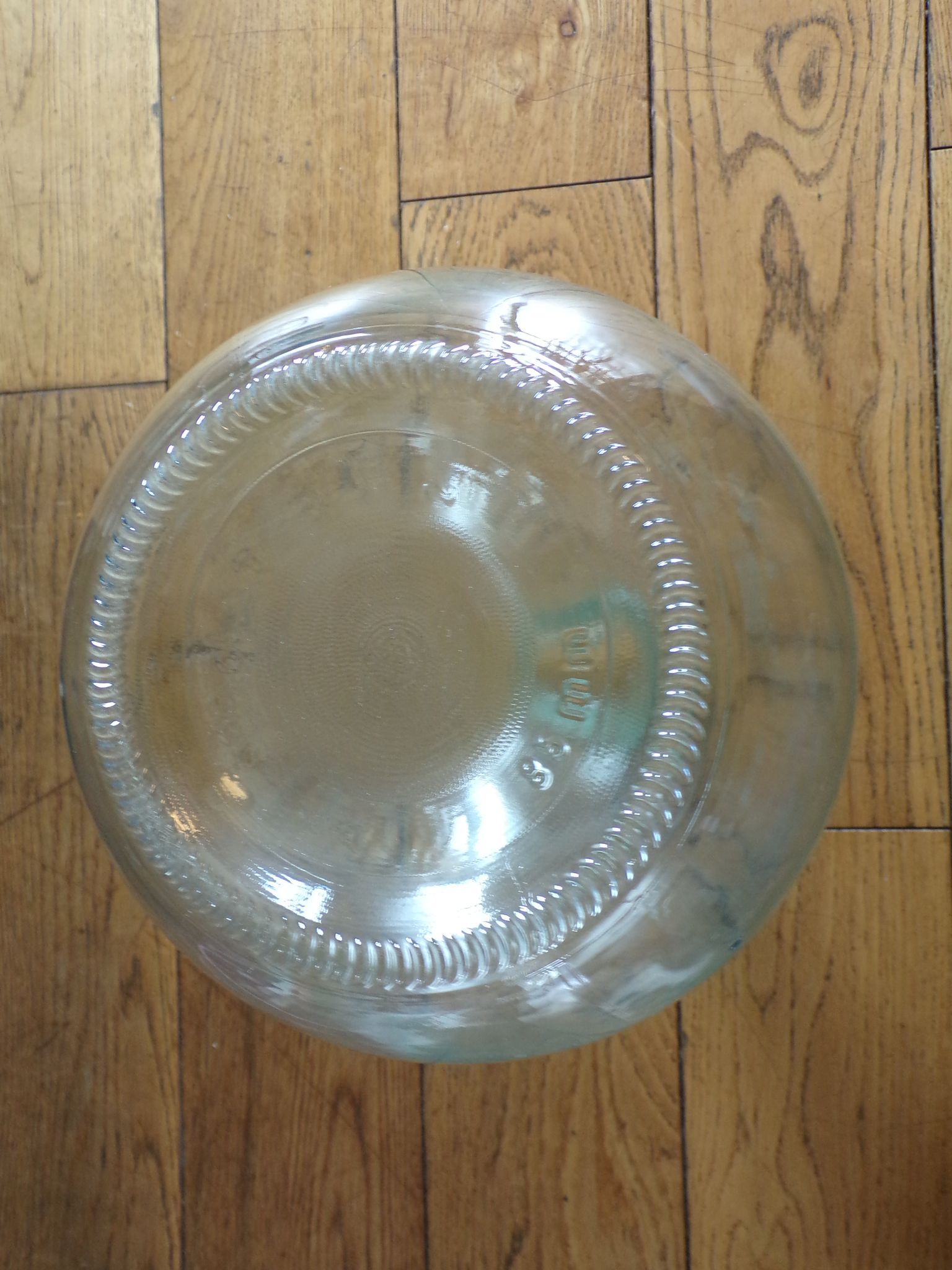 Demijohn 5l white glass