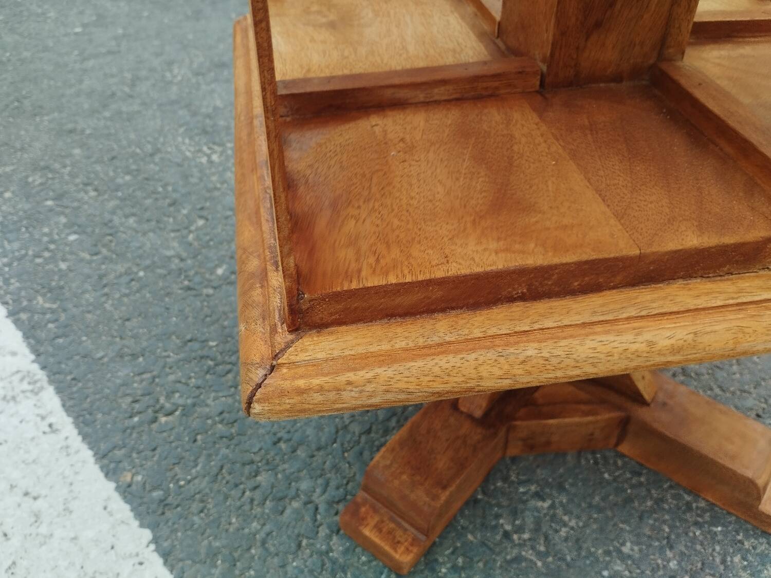 Beautiful antique vintage revolving bookcase