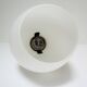 Hand sconce golden metal patinated opaline vintage