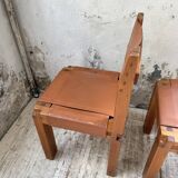 Paire de chaises Pierre Chapo S11