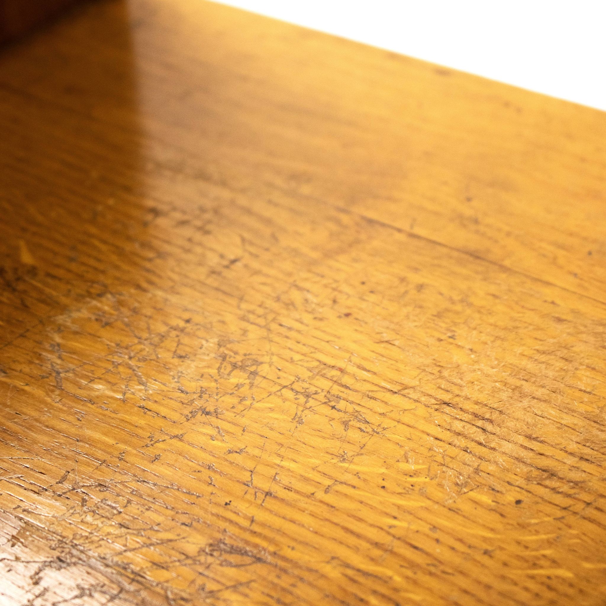 Set of 5 oak wall shelves Marcel Gascoin 50s reconstruction