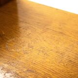 Set of 5 oak wall shelves Marcel Gascoin 50s reconstruction