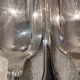 12 silver plated dessert spoons, goldsmith Ravinet Denfert shell