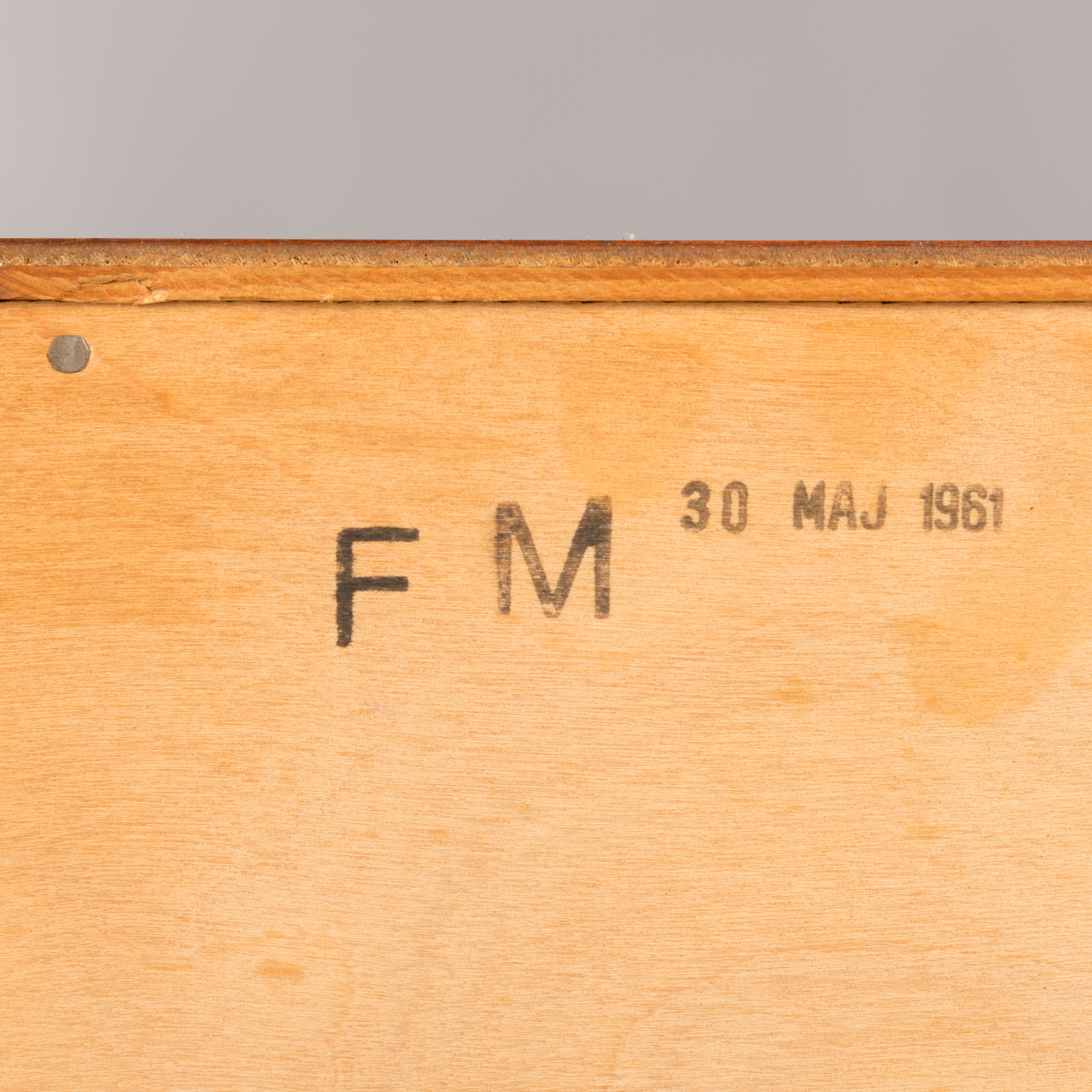 Teak chest of drawers by Kai Kristiansen for FM Mobler, 1961