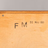 Teak chest of drawers by Kai Kristiansen for FM Mobler, 1961