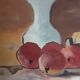 Toile acrylique nature morte - signée