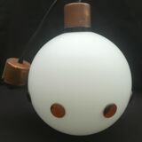 Pendant lamp ball in opaline