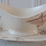 Saucière Creil and Montereau Terre de Fer XIXth century