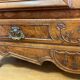 Armoire de mariage du pays Bressan en noyer et loupe de noyer datée 1850