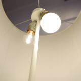 Pair of chromed metal table lamps, 1970
