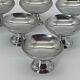 Set of 6 vintage ice cream bowls in 18/10 stainless steel - Bistro Style
