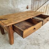 Antique coffee table TV furniture 19th century