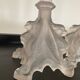 Pair of vintage Val St Lambert candlesticks