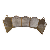 5-leaf brass fire screen
