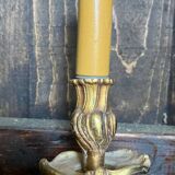 Vintage golden bronze 3-light wall light