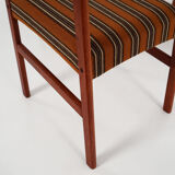Six teak chairs, Scandinavian design 1970s