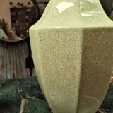 Lamp La Louvière Boch Frères faience cracked