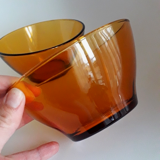 Set of amber duralex bowls