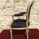 Fauteuil cabriolet style Louis XVI