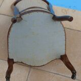 Louis Philippe period coffee chair in quality wood, excellent condition