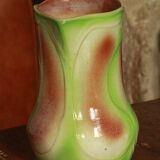 Old iron earth decanter