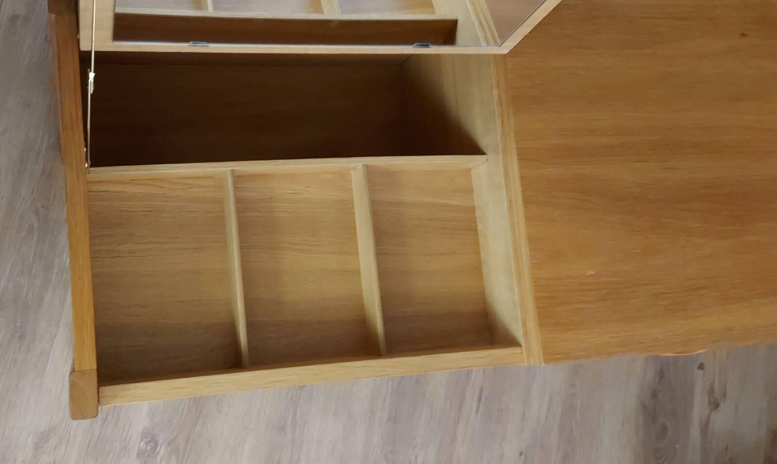 Bureau Coiffeuse en Teck Danemark Années 1960